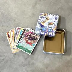 ワンピースルフィーの空缶とカードゲーム モンキー・D・ルフィ達のセット