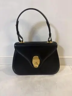 GIVENCHY ターンロック ハンドバッグ レザー ブラックのサムネイル