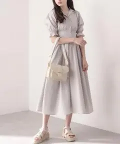 開襟ワンピース