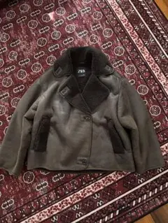 ブラウン ムートンコート