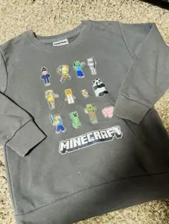 マインクラフト 裏起毛トレーナー 130cm