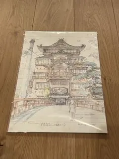 【新品未開封】スタジオジブリ　レイアウト展　千と千尋の神隠し　実寸　レプリカ