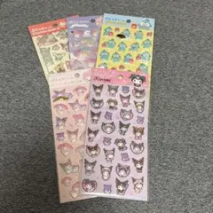 DAISO ぷくっとシール サンリオ ハンギョドン クロミ マイメロ ぽちゃっこ