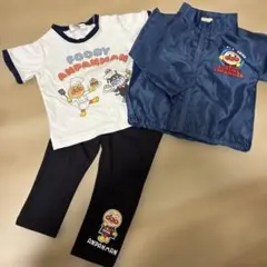 アンパンマン Tシャツ、パンツ、ジャケット　3点セット 90cm