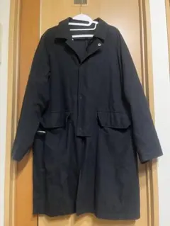 JieDa ブラック PAISLEY OVER COAT