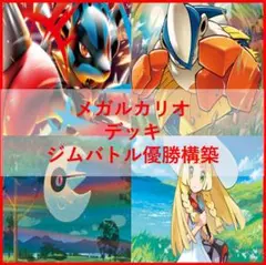 ポケモンカード　デッキ　メガルカリオex　ハリテヤマ　[04677]