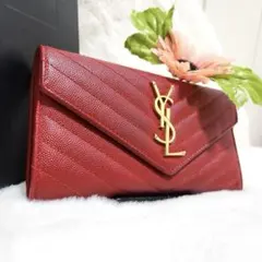 2025年最新】キルティング レザーウォレット サンローランの人気