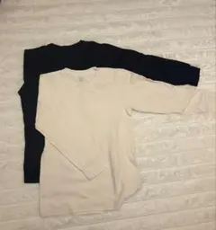 HEATTECHコットン七分袖Tシャツ2枚セット