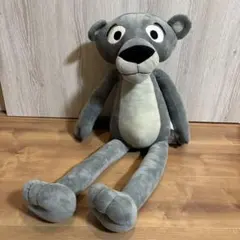ピンクパンサー ぬいぐるみ　グレー　むぎゅっと超BIGぬいぐるみ