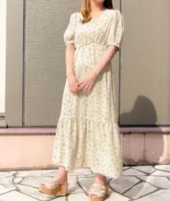 apresjour アプレジュール　花柄　ワンピース　レース　Mサイズのサムネイル