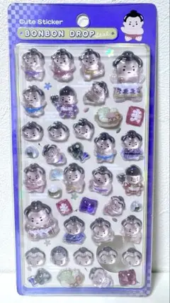 正規品　和柄　お相撲さん　ボンボンドロップシール　ボンドロ