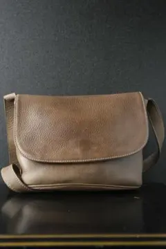 オールドCOACH ショルダーバッグ ヌバックレザーと 小物入れミラー付き 