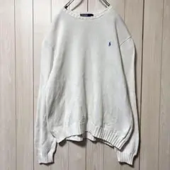 美品 Polo by Ralph Lauren オーバーサイズ ニット XL