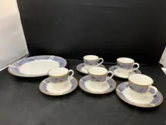 NARUMI CHINA カップ&ソーサー5客セット　大皿