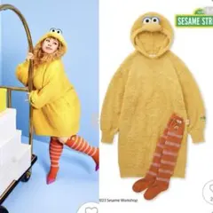 タグ付き【ジェラートピケ】ビッグバード なりきりワンピース&ソックス