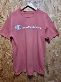 古着USA アメカジ ピンクTシャツ サイズS チャンピオン
