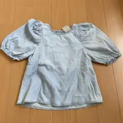 GU キッズ　トップス　スリーブブラウス　110