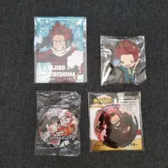 ヒロアカ　切島鋭児郎　にとたん　ラバスト　缶バッジ　ステッカー