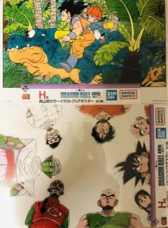 一番くじドラゴンボール40th ～其之一〜H賞鳥山明カラーイラストクリアポスター