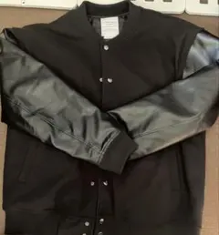 CIAOPANIC TYPY ユニセックス中綿PUレザーウールライクスタジャン