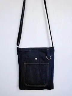 デニムリメイク ショルダーバッグ ゼブラ