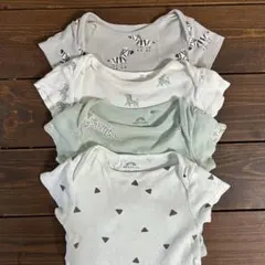 NEXT baby ロンパース 4枚セット 男の子 半袖 春夏 双子 70