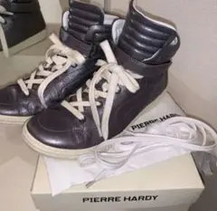 PIERRE HARDY 完売！激レアカラー　レザーハイカットスニーカーのサムネイル