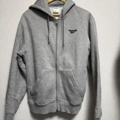 Reebok グレー フルジップパーカー