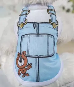 クマのイラスト付き犬服 Lサイズのサムネイル