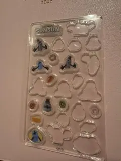 パペットスンスン　お裾分け　アクリル　キーホルダー　チャーム　シャカシャカ　素材