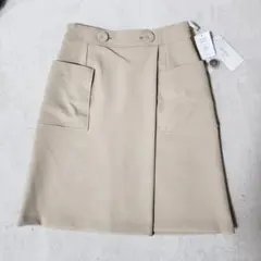 UNTITLED（アンタイトル）パッチポケット カルゼスカート　Aライン