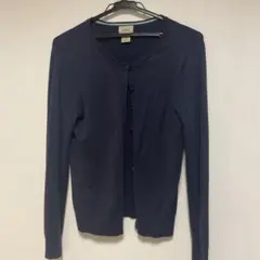 LL Bean ネイビー カーディガン XS