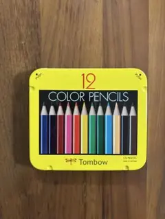 Tombow 12色色鉛筆缶