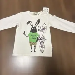 新品未使用　タグ付　Shabby シャビー　110㎝ 長袖カットソー　うさぎ