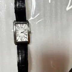 ALESSANDRA OLLA AO-4500S 腕時計 ブラック レザー