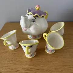 ポット夫人とチップ　5点セット