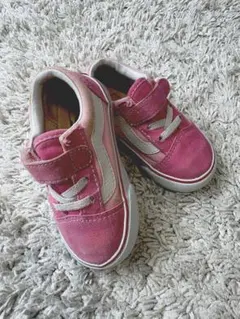 VANSピンク スニーカー ベルト付き　サイズ不明