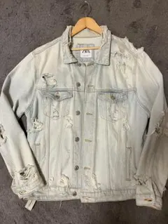 ZARA ダメージ デニムジャケット