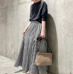 早いもの勝ち‼️サニーレーベル リネン マーメイドフレアスカート ロング