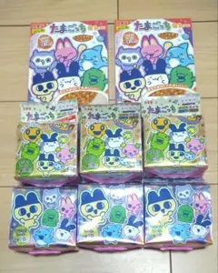 たまごっち カレー2箱 ふりかけ6袋 まとめ売り 新品 シール付き 丸美屋