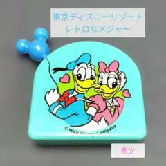 希少 東京ディズニーランド レトロ かわいい ドナルド デイジー メジャー 裁縫