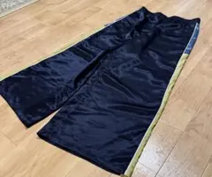 【新品】FRED PERRY フレッドペリー　サテンワイドパンツ　ネイビー