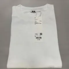 ユニクロ エアリズムコットンオーバーサイズTシャツ(5分袖) Lサイズ