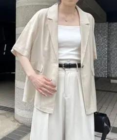 CAPRICIEUX LE'MAGE 半袖シアーシャツジャケットのサムネイル