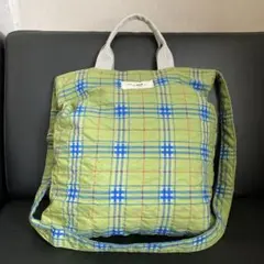 美品　niko and... 【A4サイズ収納可能】2WAYテープトートバッグ