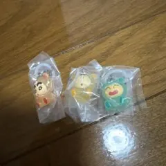 クレヨンしんちゃん めじるしアクセサリー みんなでくまパジャマ 3点セット