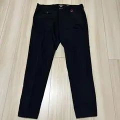 le coq sportif ゴルフパンツ サイズ88 黒 ストライプ