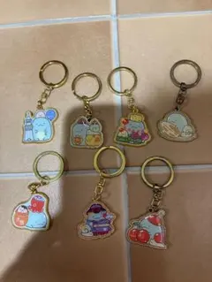 すみっこぐらし　キーホルダー5個＋おまけ2個