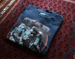 star wars T 海外公式 2XL ネイビー スターウォーズ