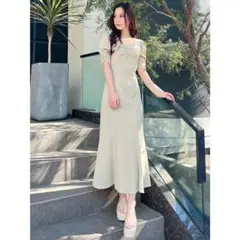 【RESEXXY】バックオープンマーメイドワンピース